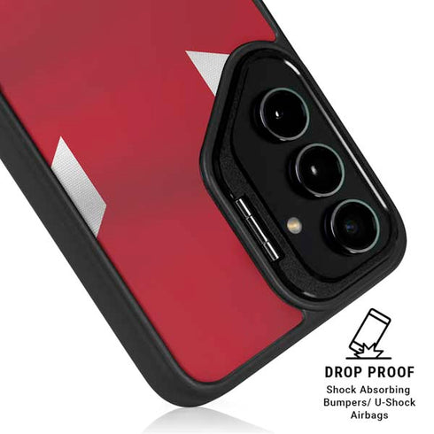 Russia Soccer Flag Galaxy S24 FE Kickstand Case